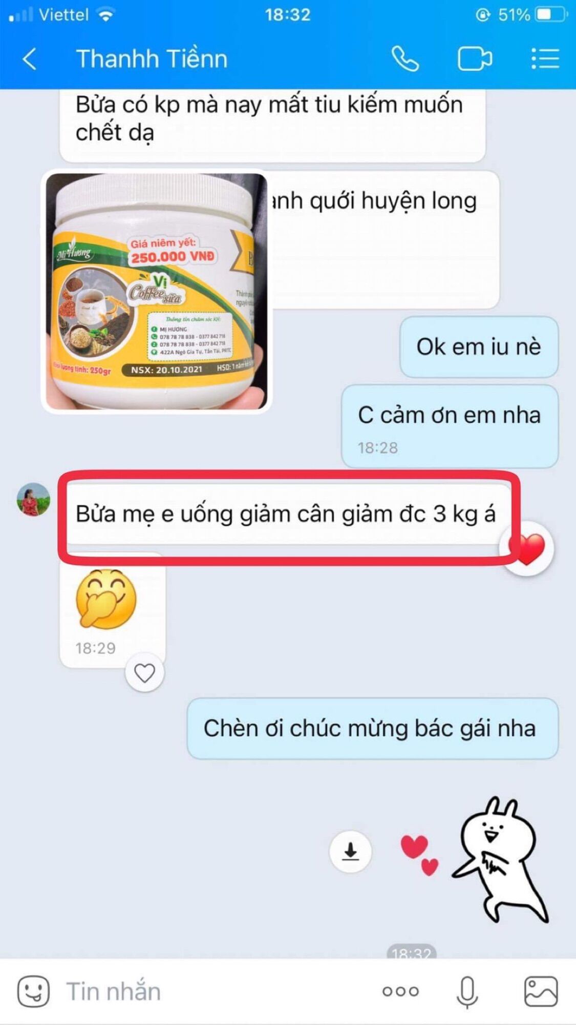 Bột Giảm Cân Mị Hương