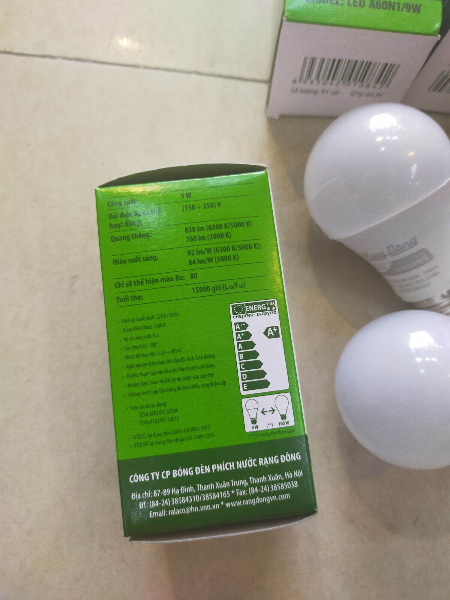 Bóng led búp rạng đông 9w