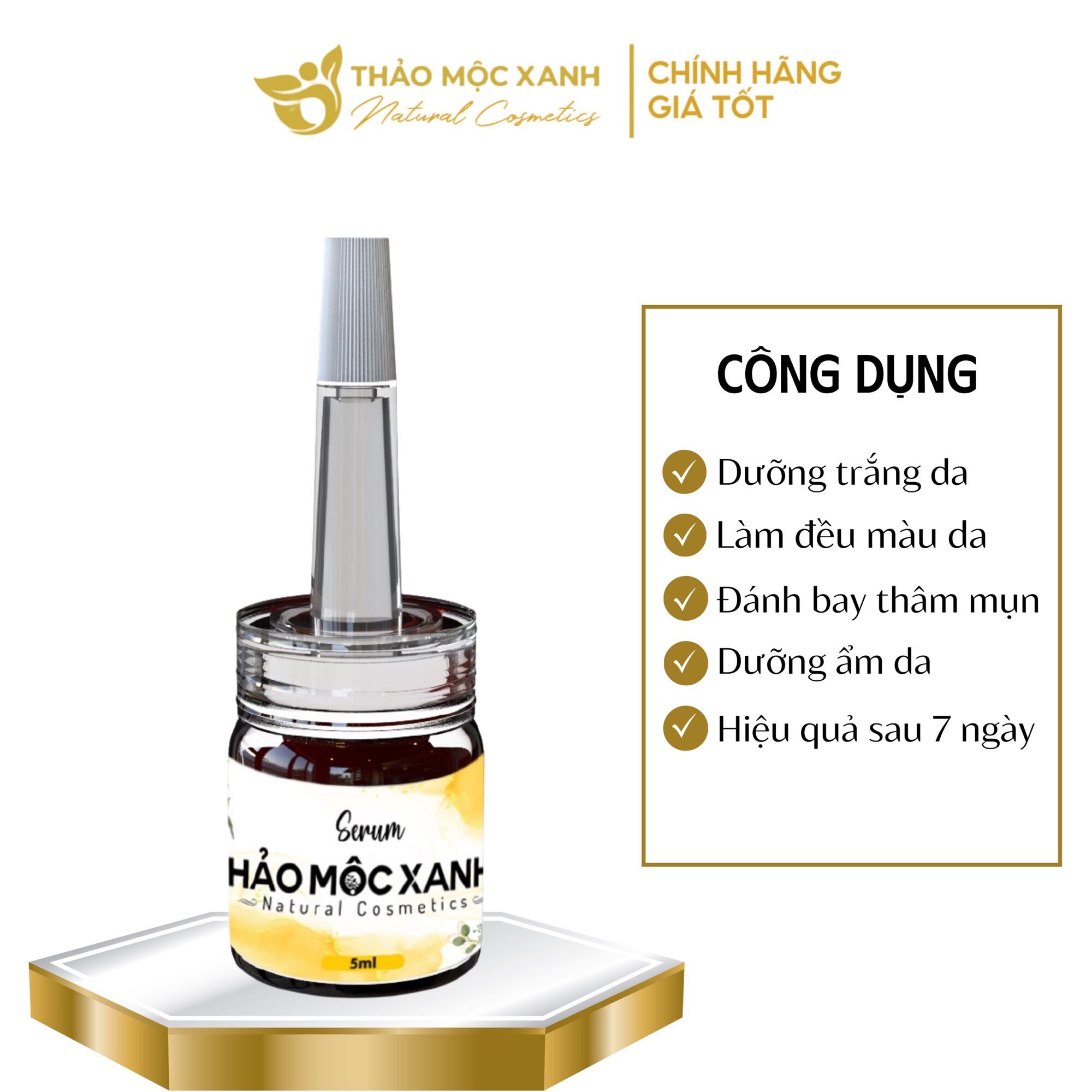 Serum thảo mộc xanh x5 - dưỡng da