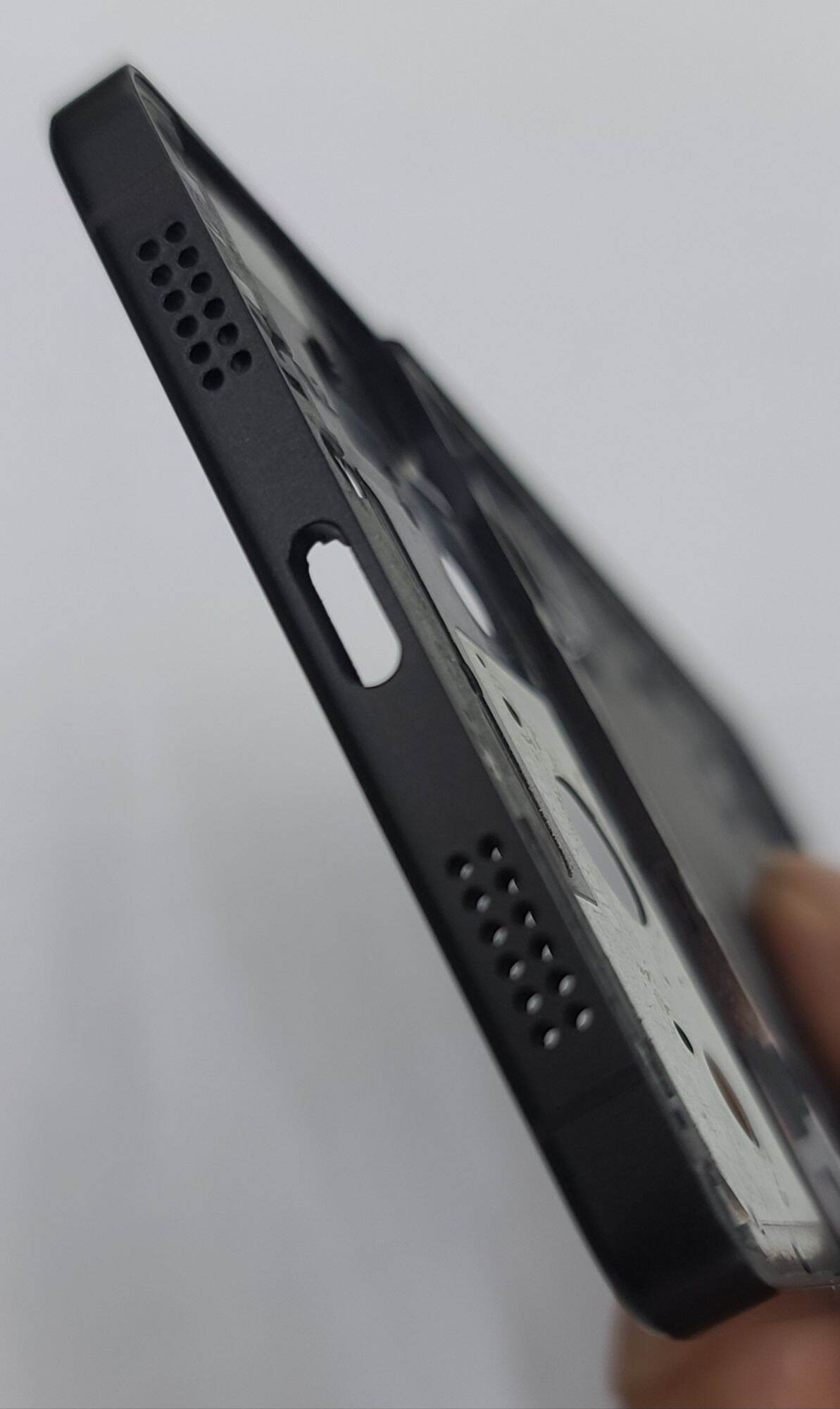 Khung viền (benzen) blackberry Keytwo(Key2/ K2) zin đen sơn lại