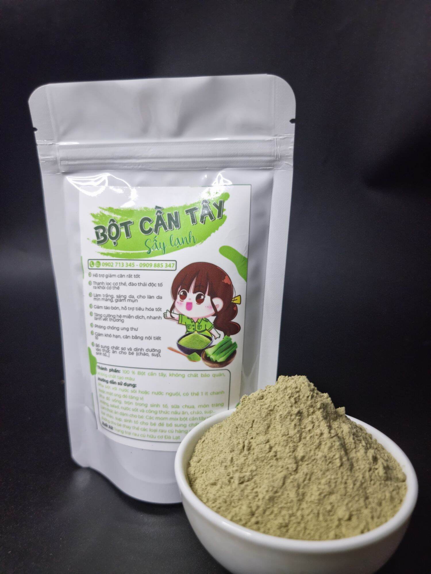 100g bột cần tây xấy lạnh organic