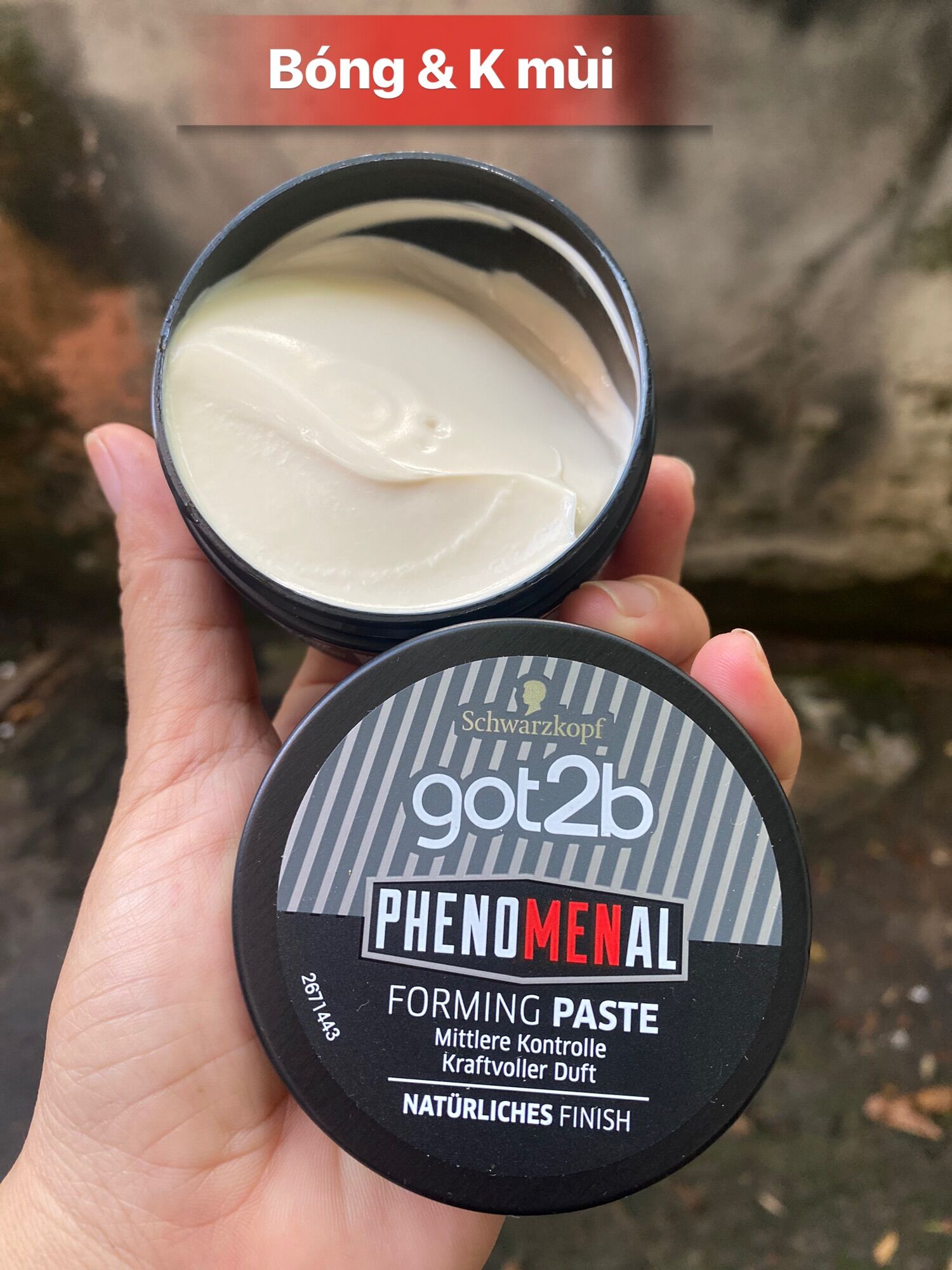 Sáp vuốt tóc xách tay Đức [got2b] schwarzkopf  Made in Germany