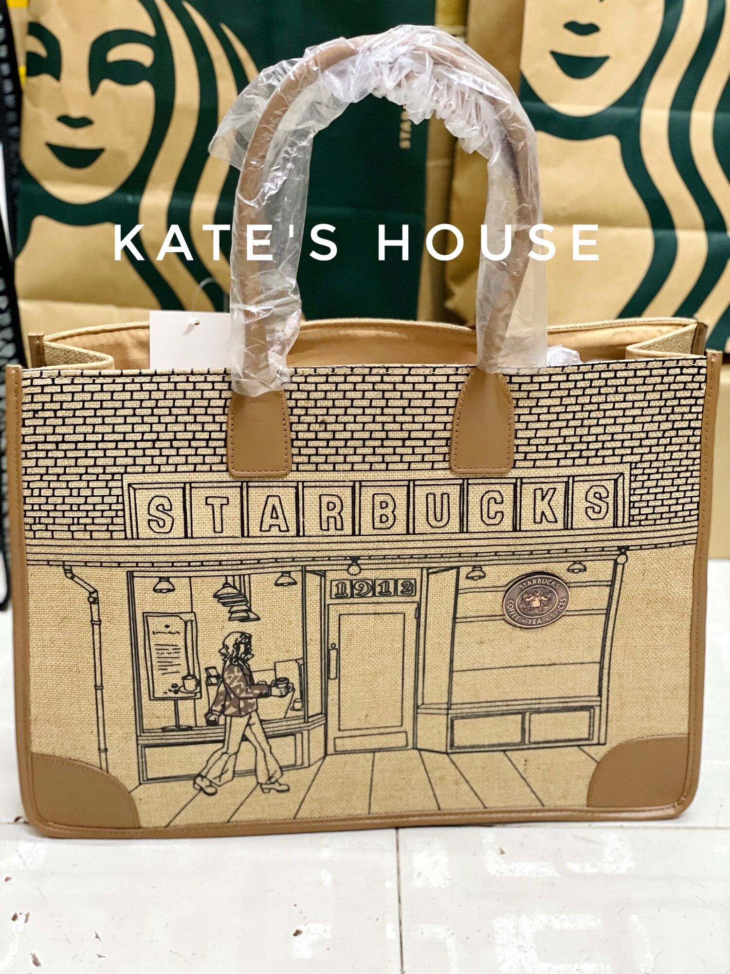 Túi xách Starbucks China 2021, kiểu dáng Classic