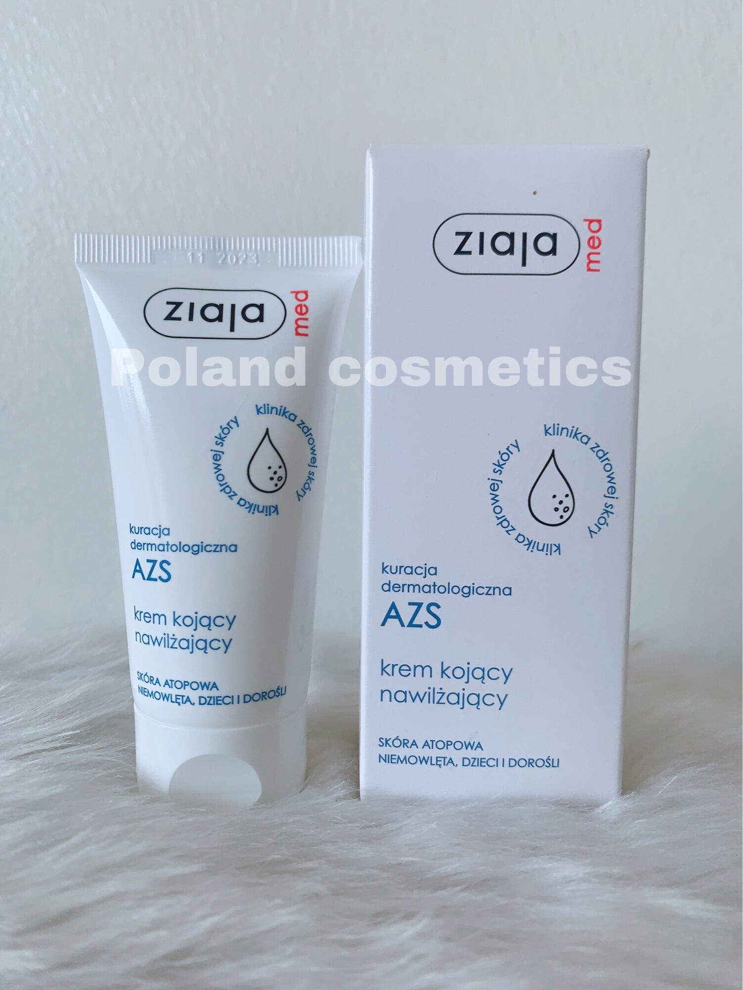 Kem dưỡng ẩm & phục hồi da ziaja med azs 50ml chăm sóc da nhạy cảm