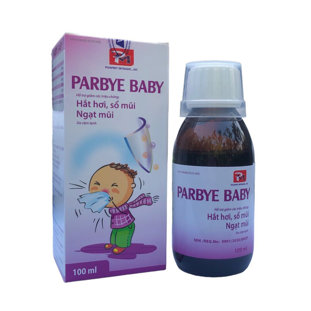 Siro sổ mũi ngạt mũi Parbye baby