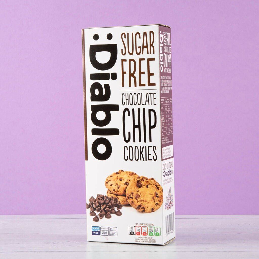 Bánh cookie mềm vị chocola chip Diablo sugar free