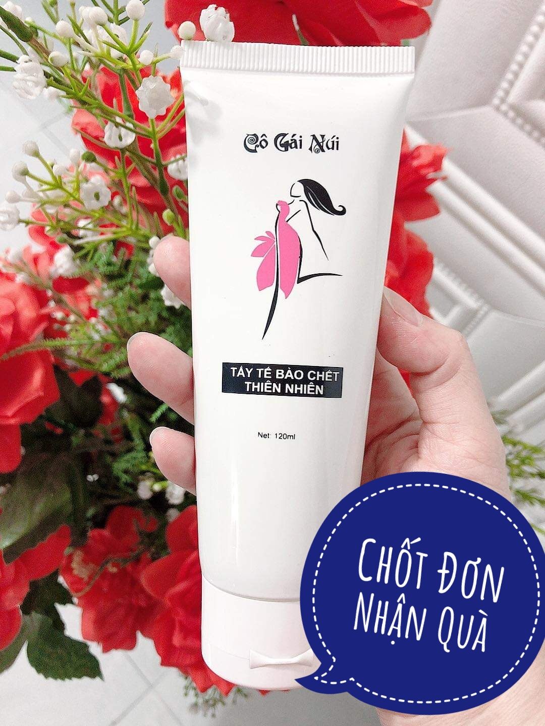 Tẩy tế bào chết thiên nhiên - cô gái núi