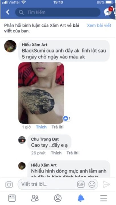 Mực xăm Black Sumi