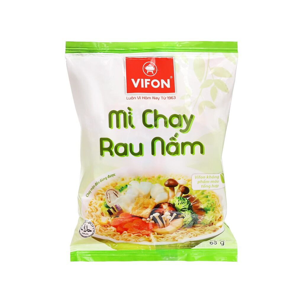 Gói mỳ chay rau nấm vị rau nấm