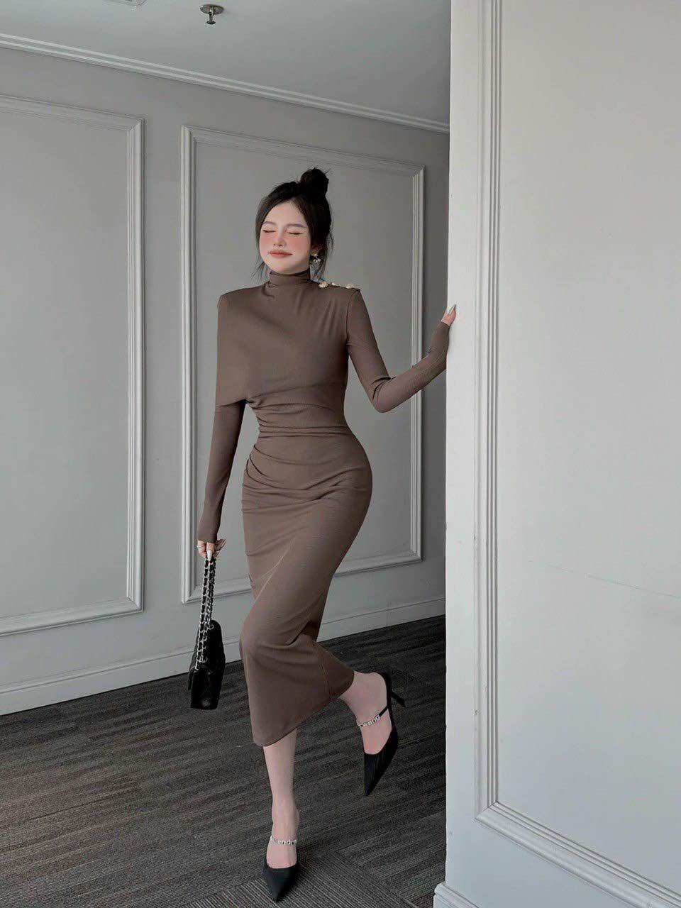 Đầm body mặt 2 kiểu