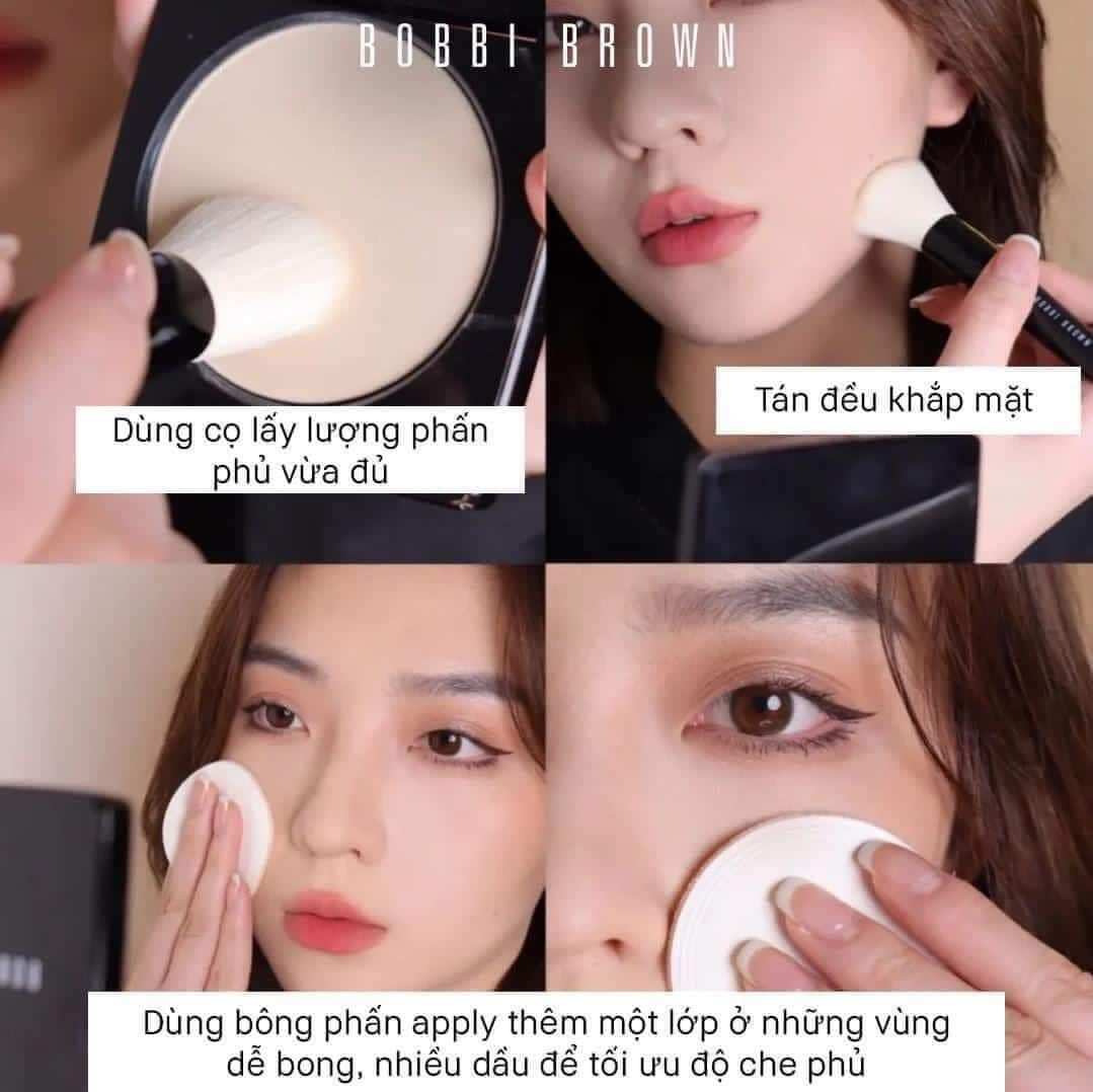 Phấn phủ nén Bobbi Brown fullsz box