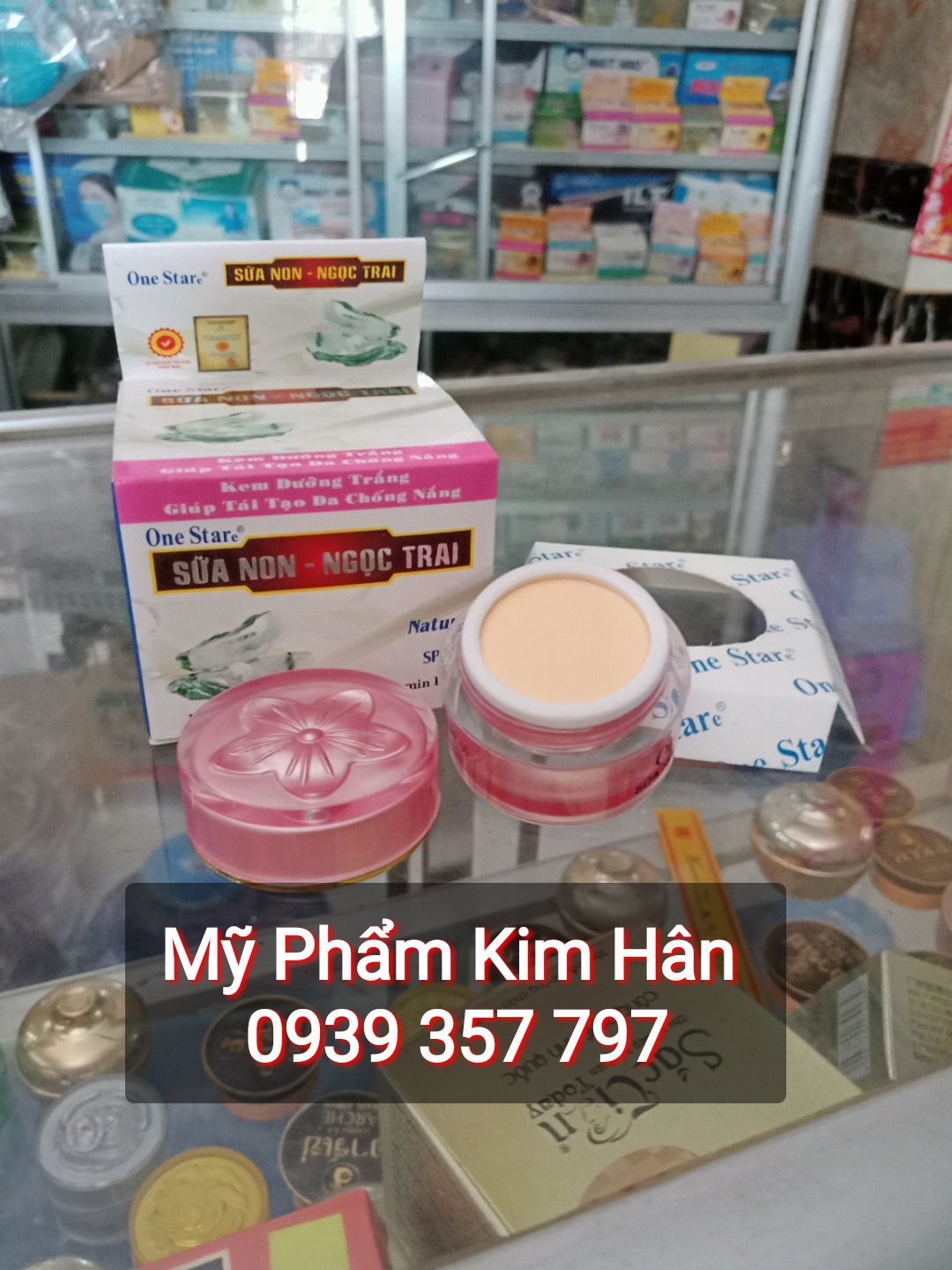 Kem dưỡng trắng giúp tái tạo da, chống nắng Sữa Non Ngọc Trai ,