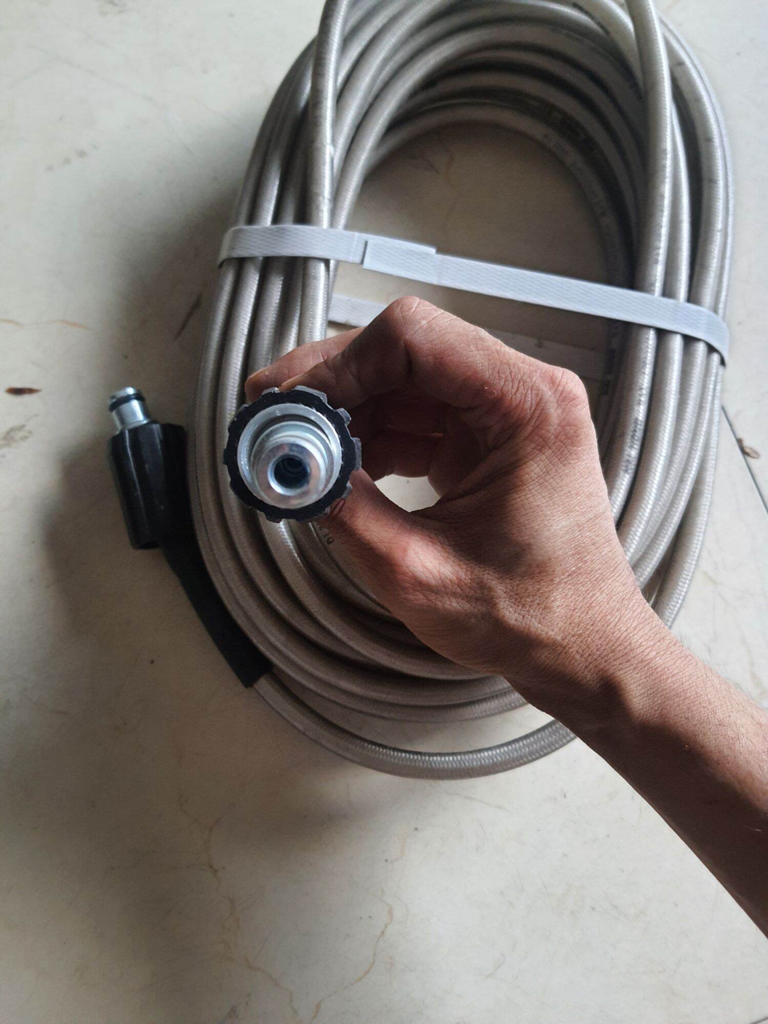 Dây rửa xe 20m mini 2 đầu bằng