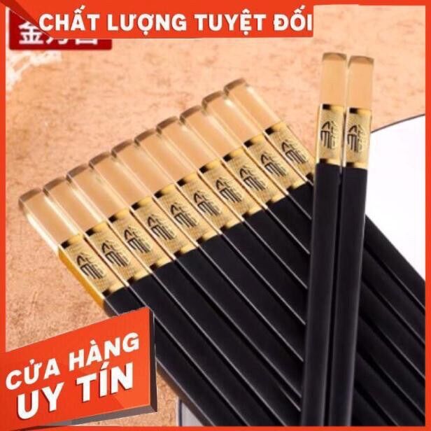 ❤️đũa hợp kim 27cm cao cấp xuất hàn combo 10 đôi