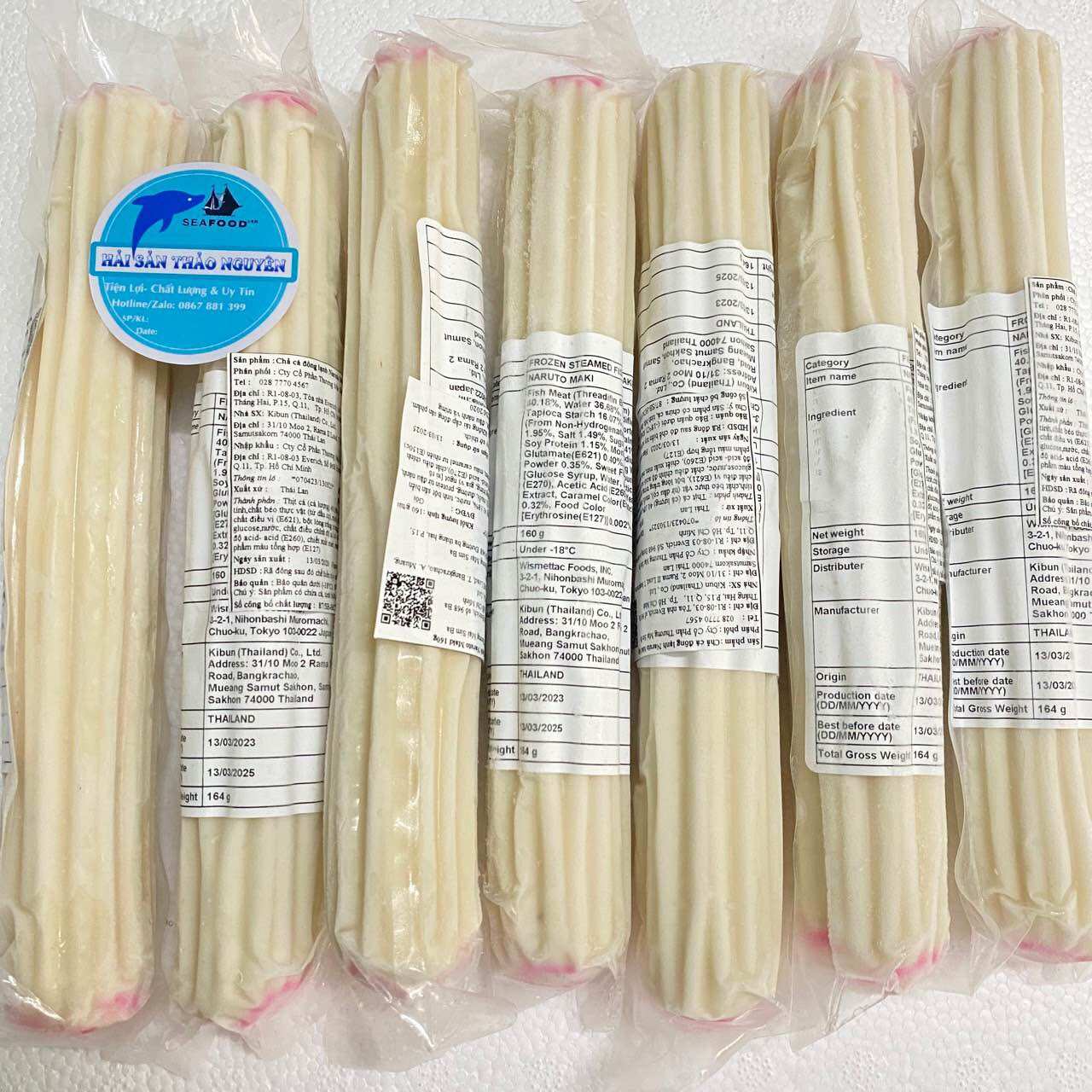 CHẢ CÁ XOẮN NARUTO MAKI GÓI 160G