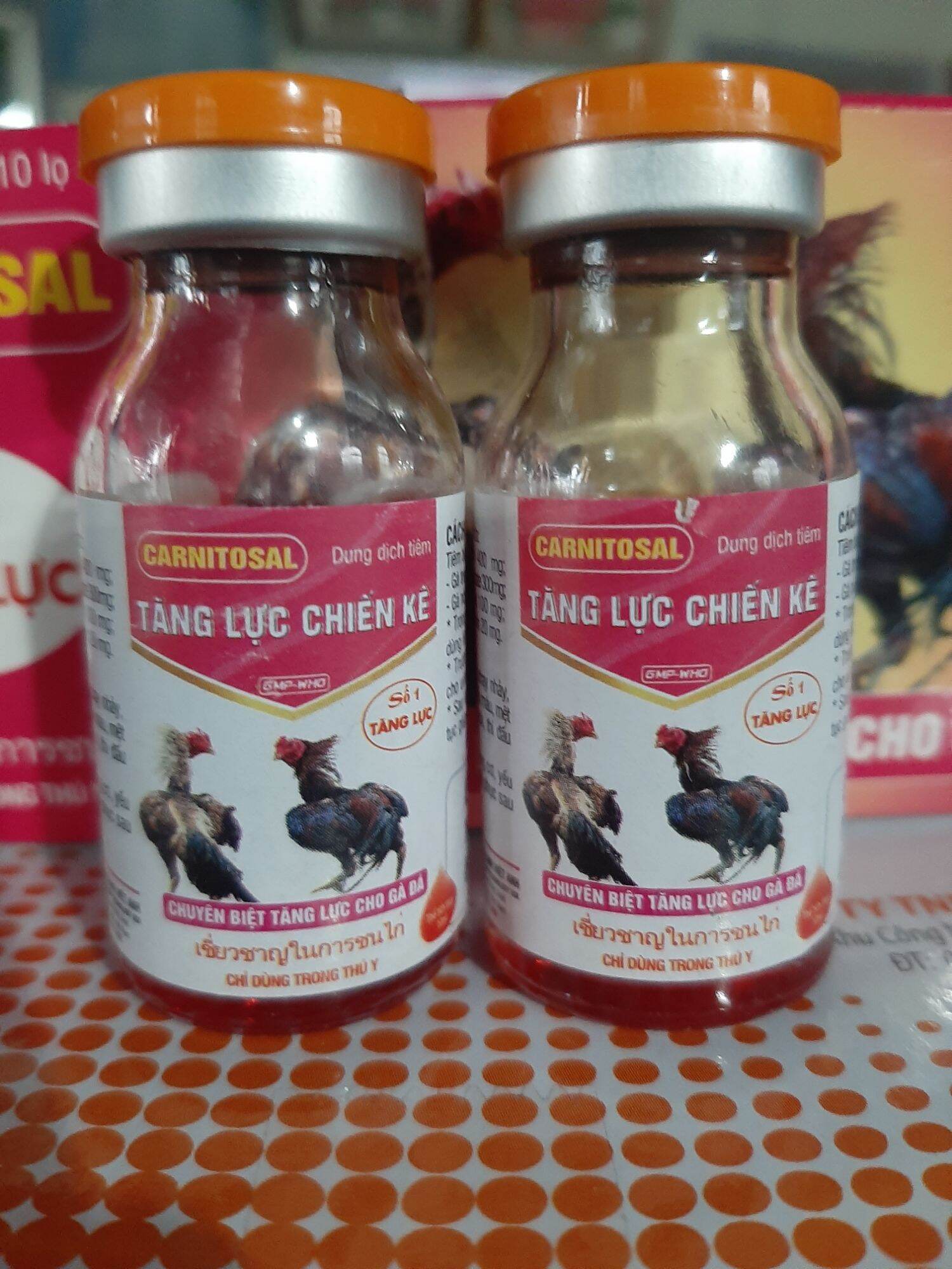 CARNITOSAL 10NL TĂNG LỰC - TĂNG BO CHO GÀ ĐÁ