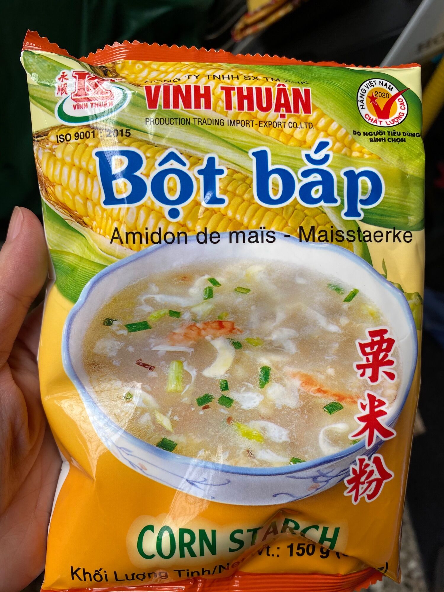 Bột bắp Vĩnh Thuận 150gram