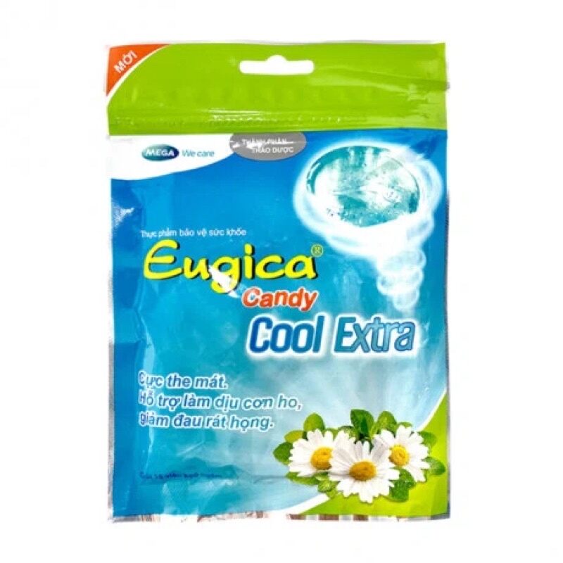 ( AN PHƯỚC PHARMA)Kẹo Eugica candy cool extra bọc 15 viên