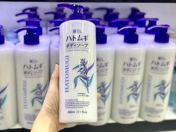 [Chính Hãng] SỮA TẮM HATOMUGI - NHẬT BẢN dịu nhẹ 800ml