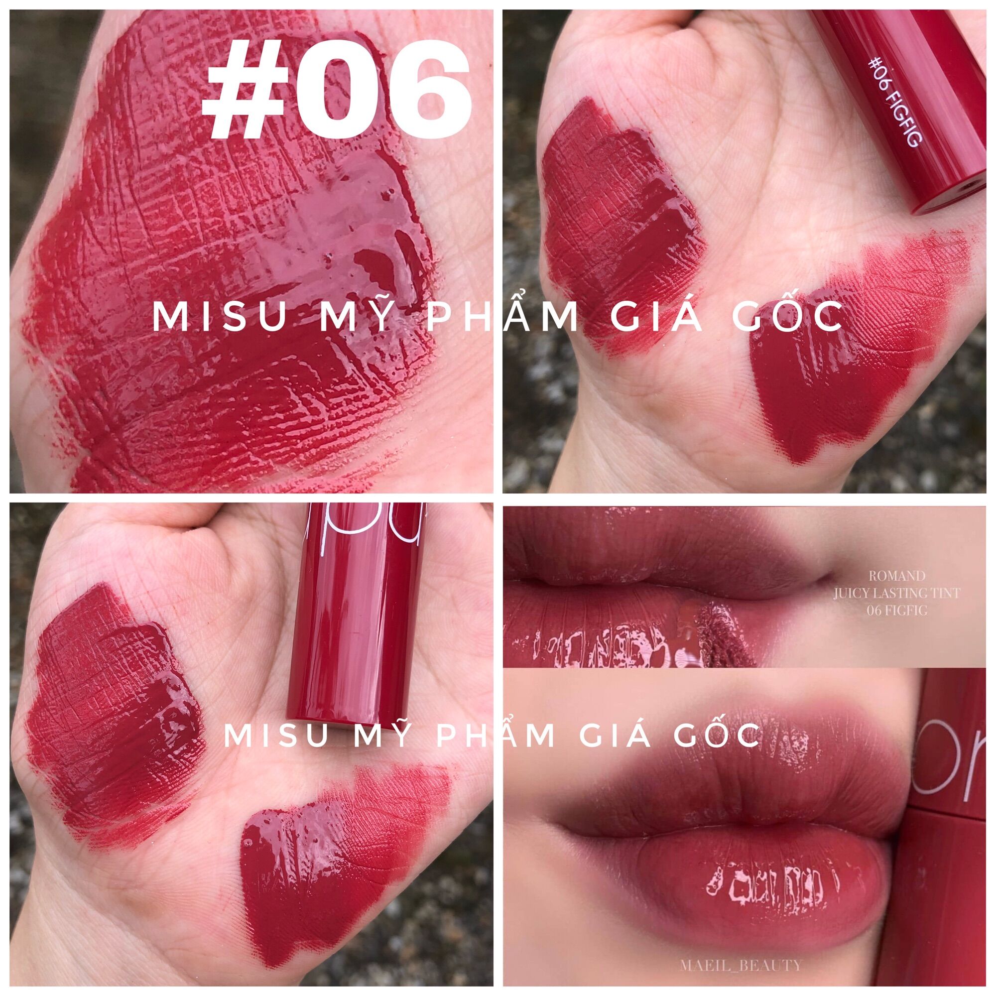 Son bóng lipgloss romand 06 + 09