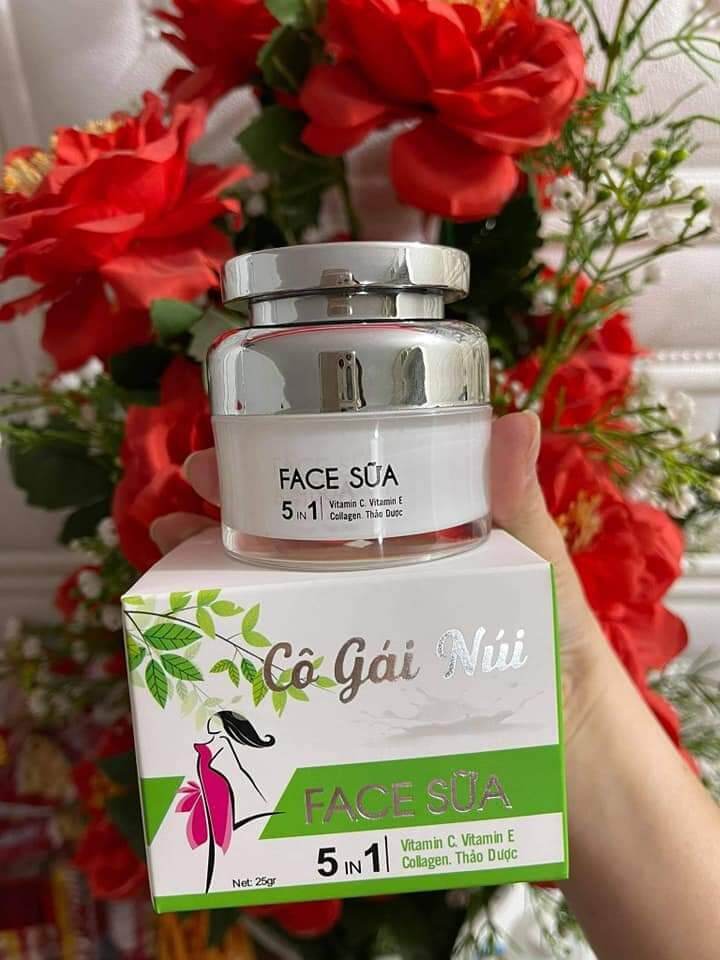 Combo Serum Collagen + Kem Face Sữa 5 in 1