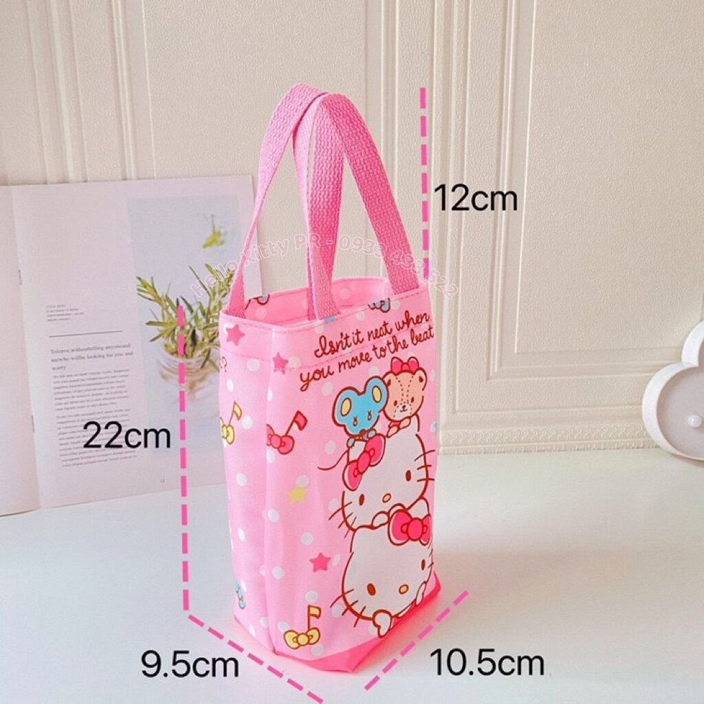 Túi đựng bình nước HELLO KITTY - DORAEMON