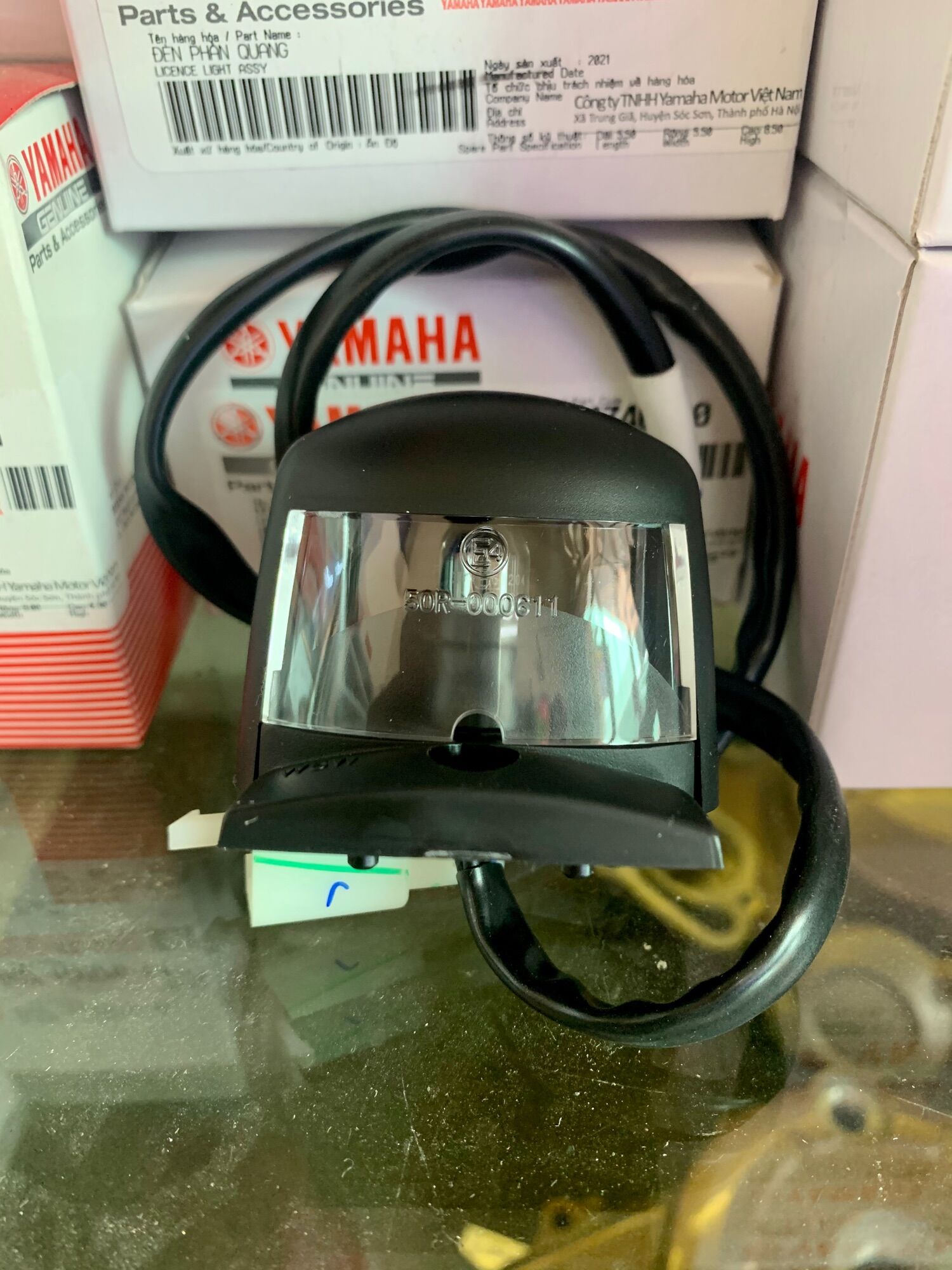 Đèn soi biển số ex150 zin hảng