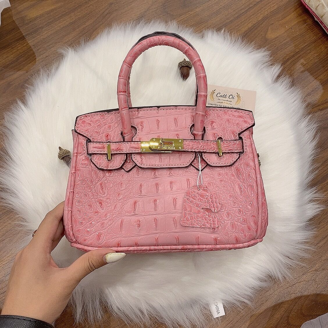 Túi Hermes Birkin Da Sấu Size 20 FULLBOX