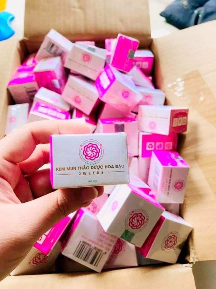 (Chính Hãng) Kem mụn thảo dược hoa đào giá sỉ
