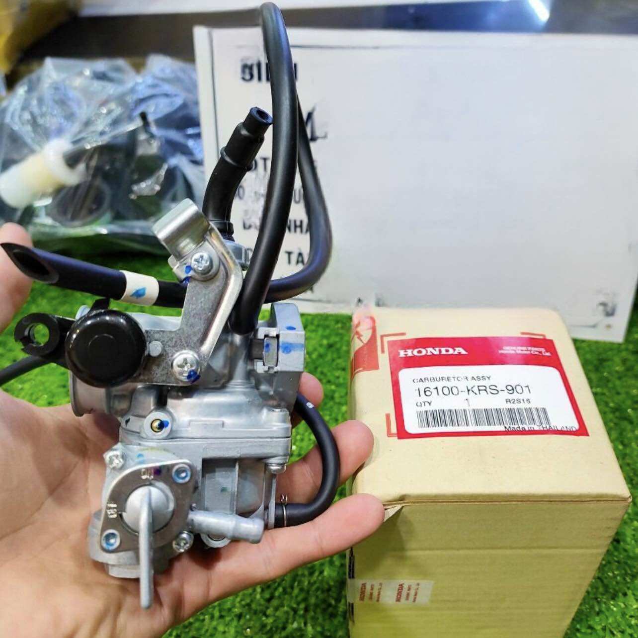 Bình xăng con Dream Thái, Wave Thái 100, Alpha mới Honda Thái (C1.4)