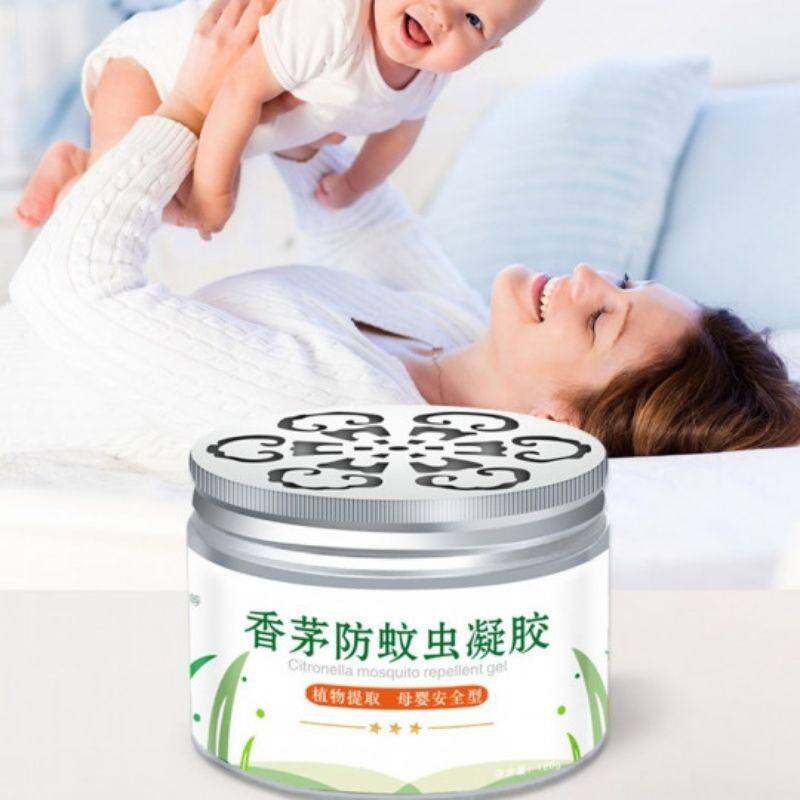 Hộp Tinh Dầu Chống Muỗi 120g, Gel Khử Mùi Đuổi Muỗi