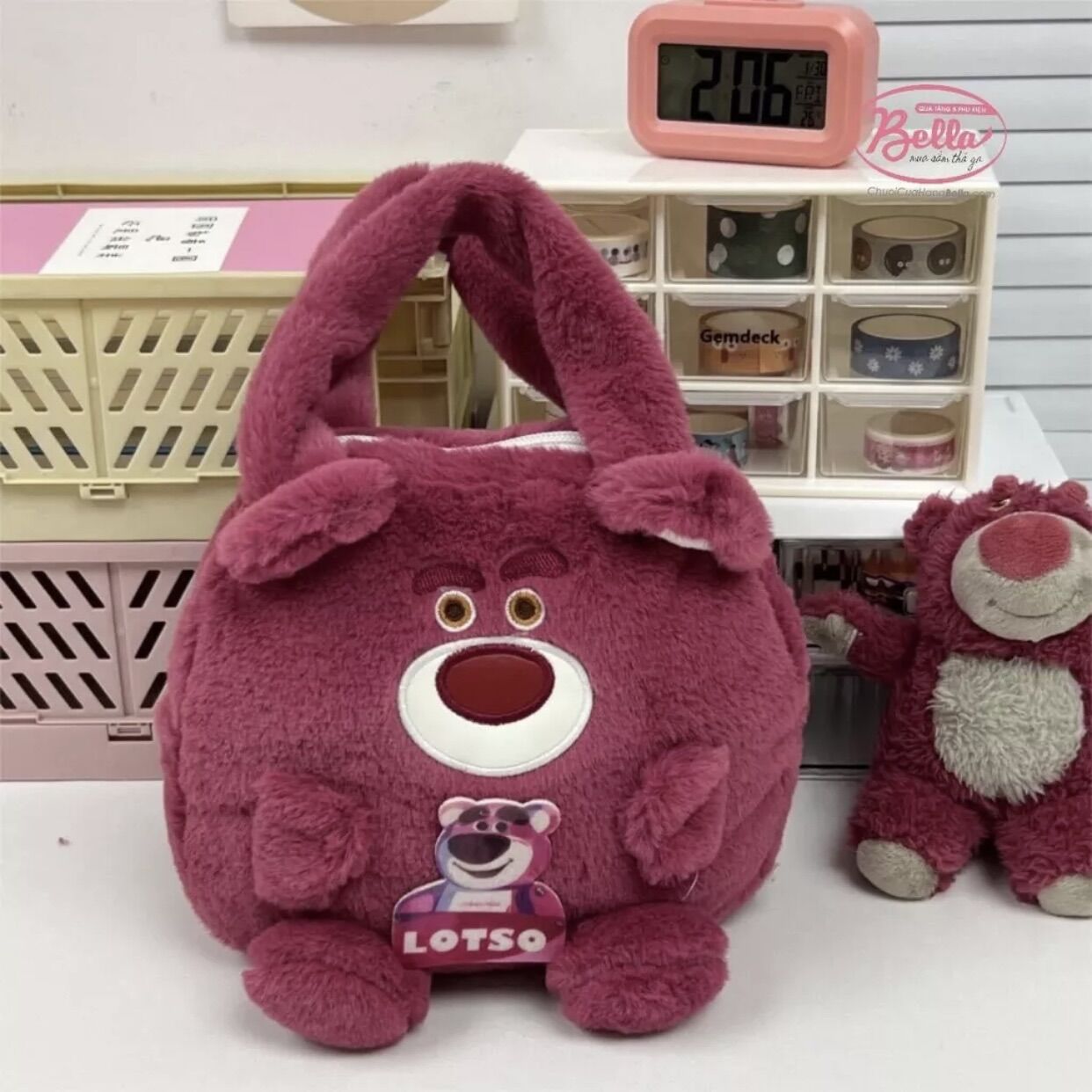 Túi Gấu Dâu LOTSO DỄ THƯƠNG