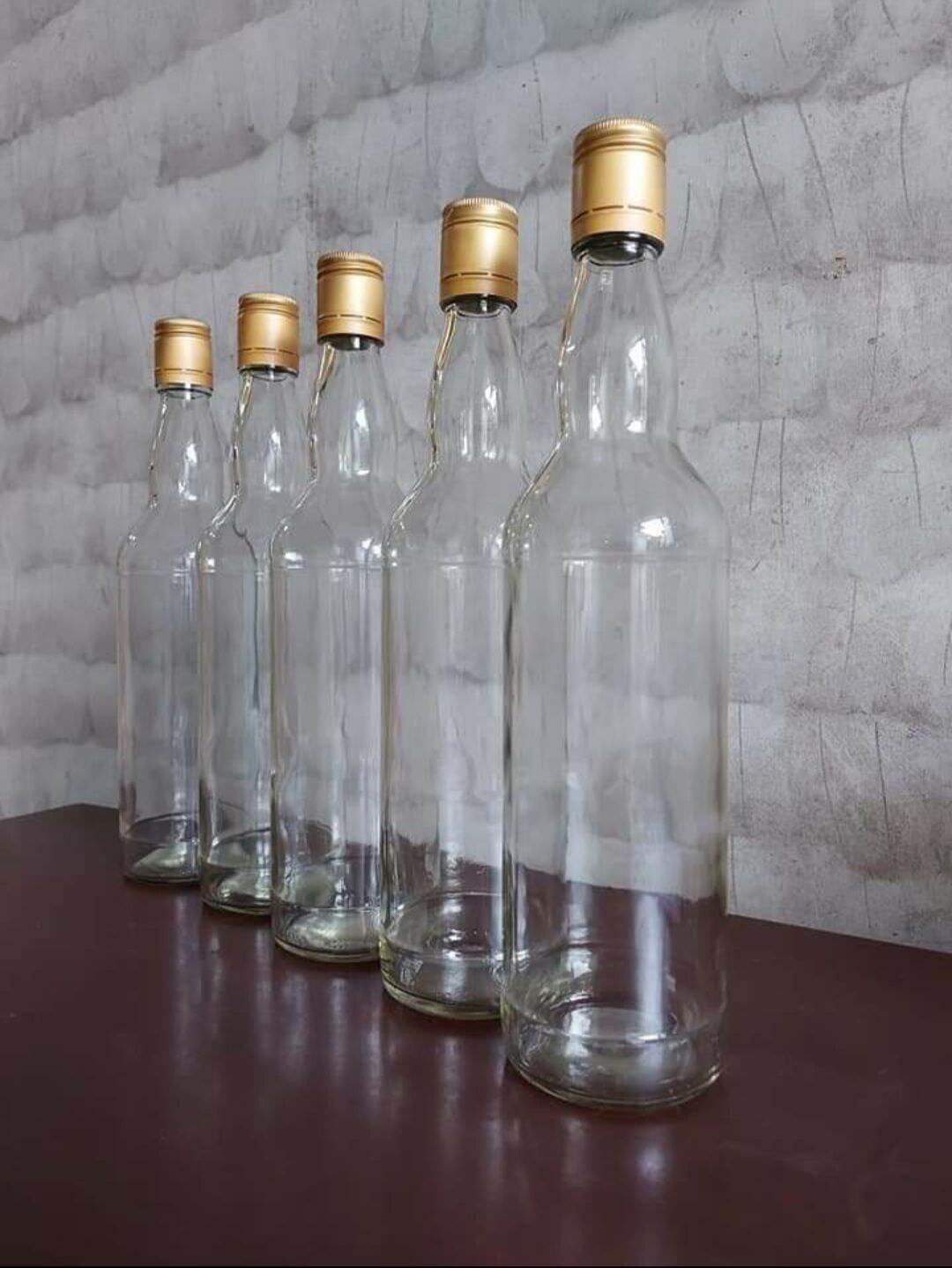 SET 10 VỎ CHAI THỦY TINH TRÒN 700ML