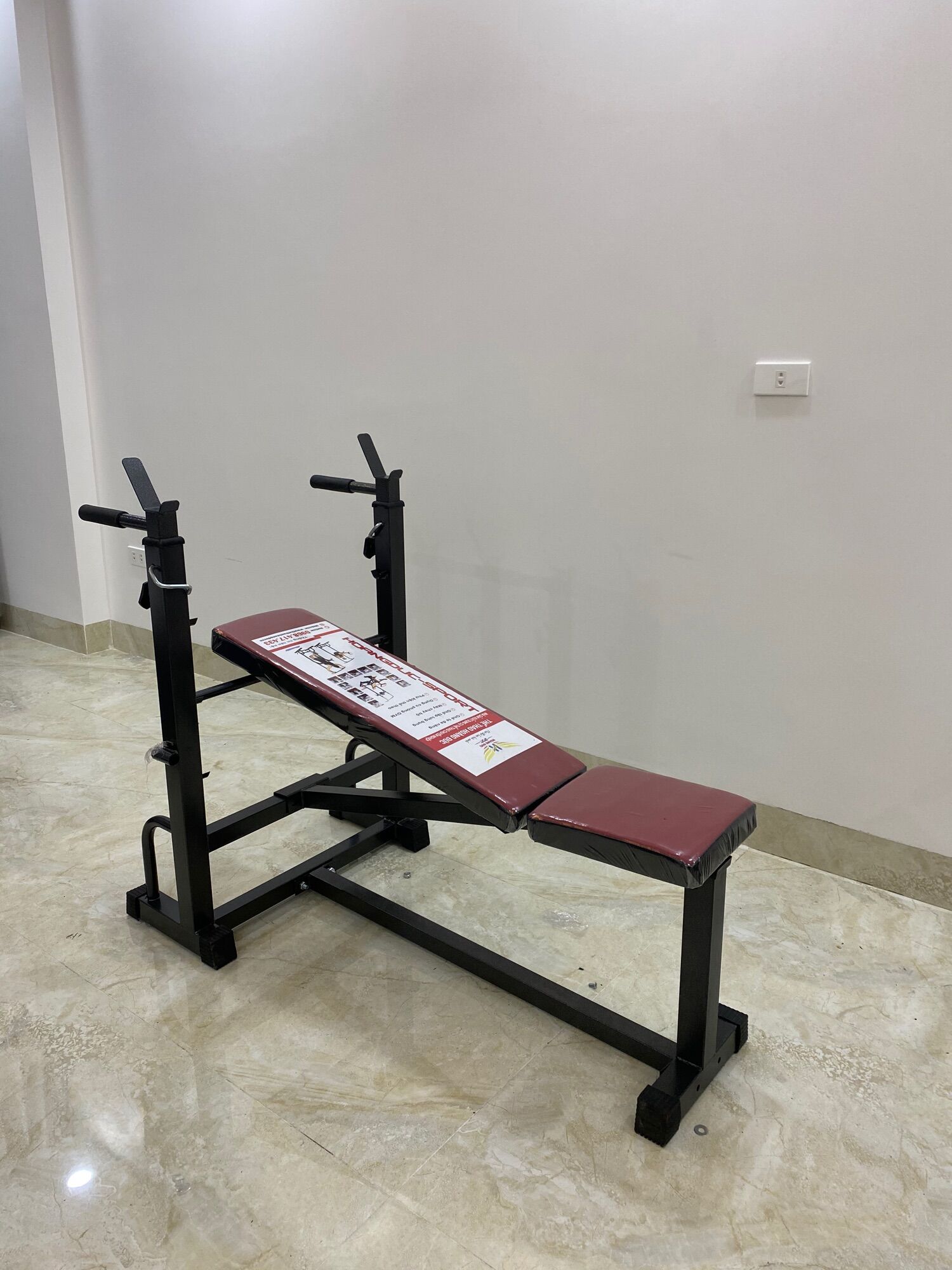 Ghế tập tạ đơn SADU HOÀNG ĐỨC (chưa có tạ và đòn)