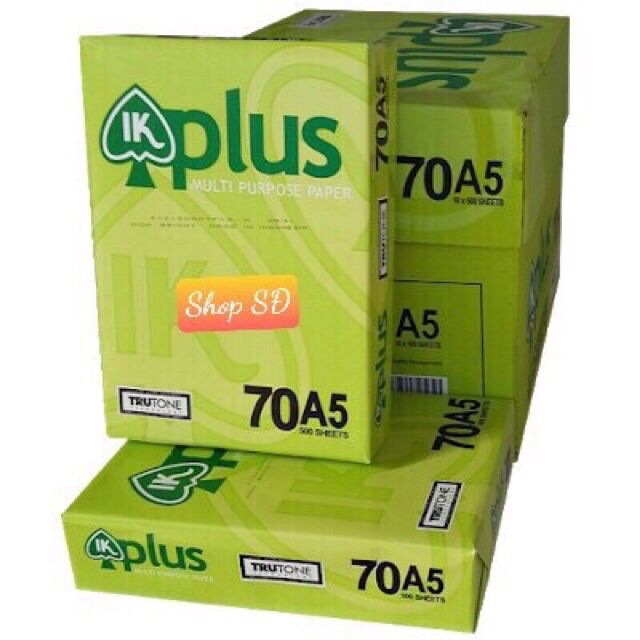 Giấy A5 - 500 tờ ( giấy A4 cắt đôi )