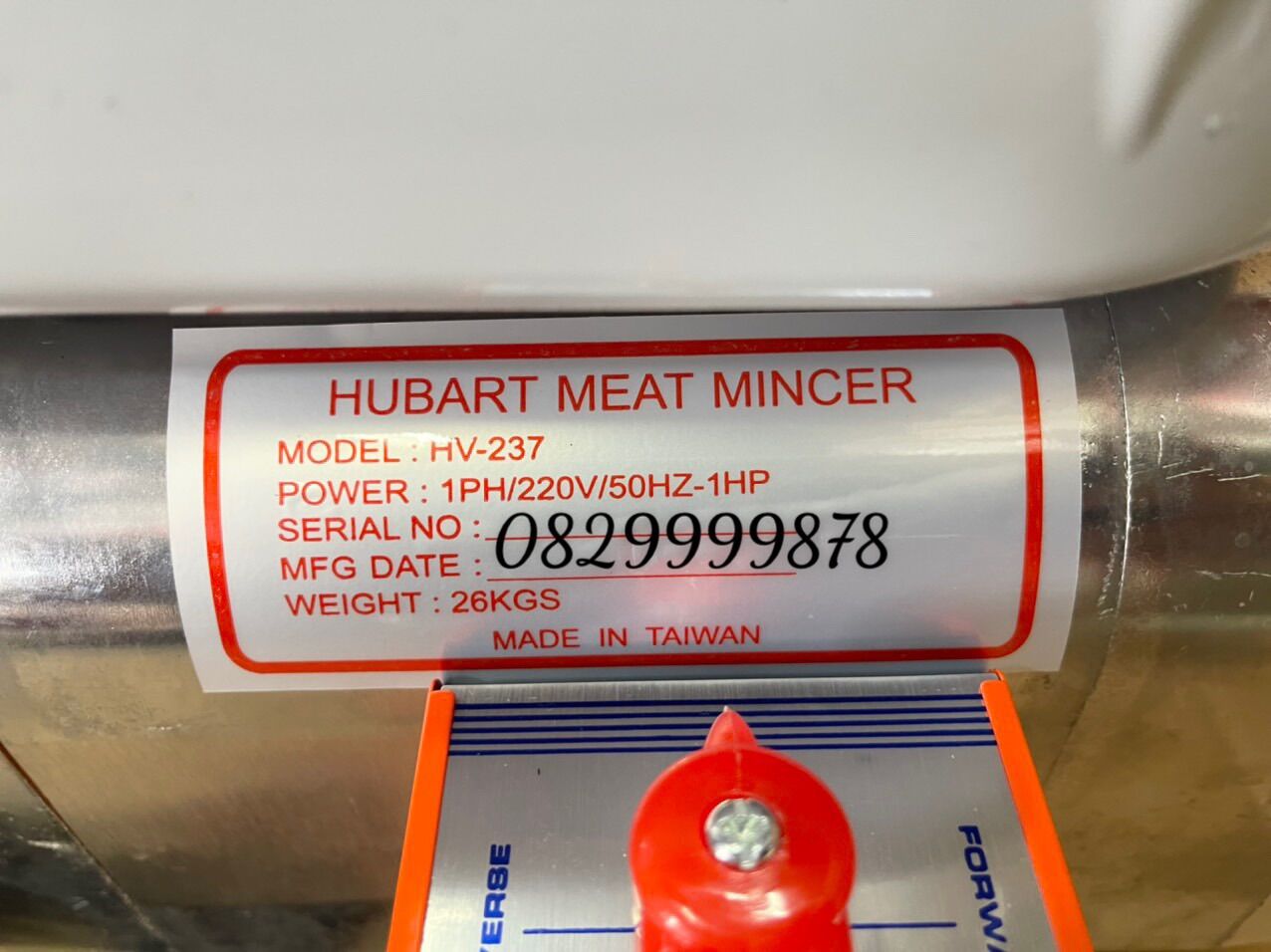 MÁY XAY THỊT INOX ĐÀI LOAN MEAT-MINCER ( 1HP-1Ngựa )