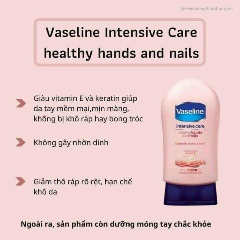 Kem dưỡng da tay, móng tay vaseline thái