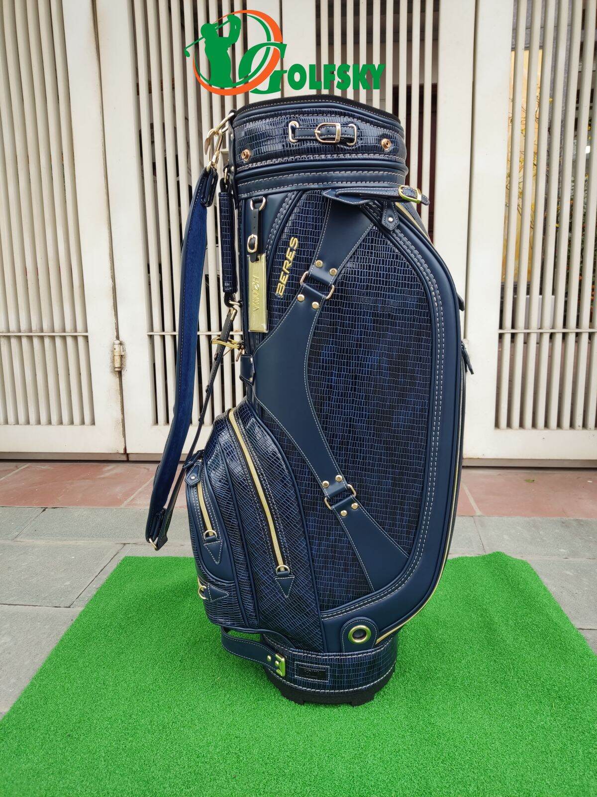 Túi gậy golf Honma da vân đá siêu đỉnh, túi đựng gậy golf Honma model 2024 đẹp độc lạ