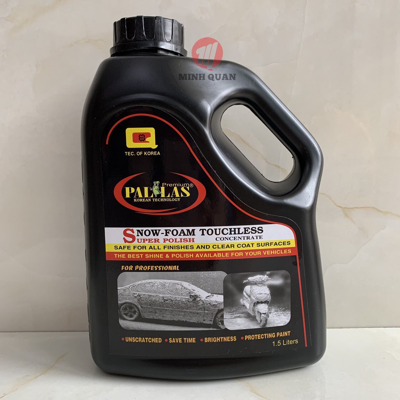 Nước Rửa Xe Không Chạm Pallas 1.5L, Dung Dịch Rửa Xe Ô Tô, Xe Máy Siêu Sạch