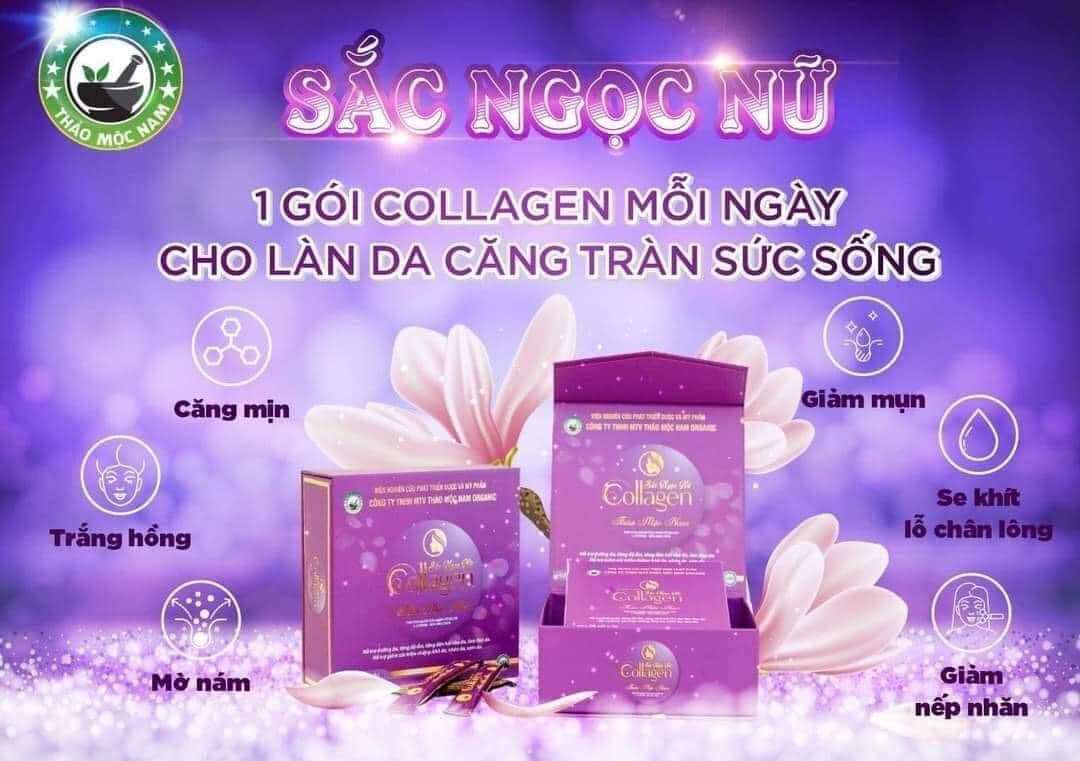 [CHÍNH HÃNG] SẮC NGỌC NỮ COLLAGEN Thảo mộc nam