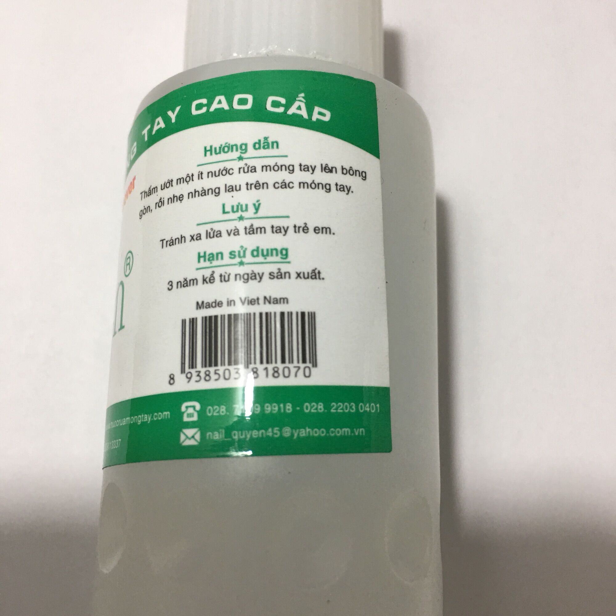 Nước rửa móng tay QUYÊN 125ml (nước chùi sơn)