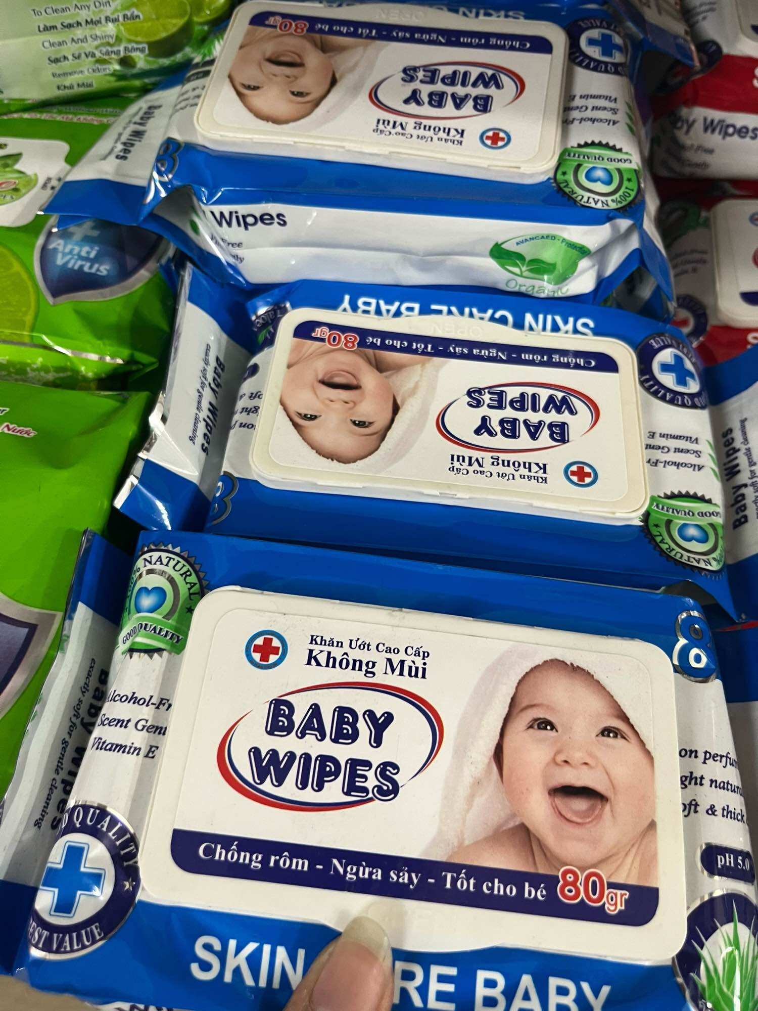 Khăn Ươt BaBy Gói 80 tờ