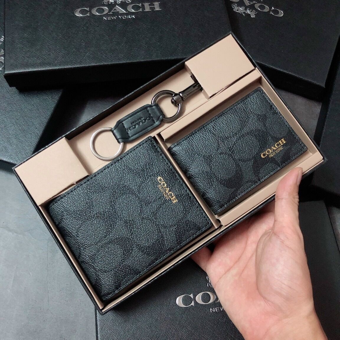 Mua 1 được 2 Ví Coach chuẩn xuất khẩu