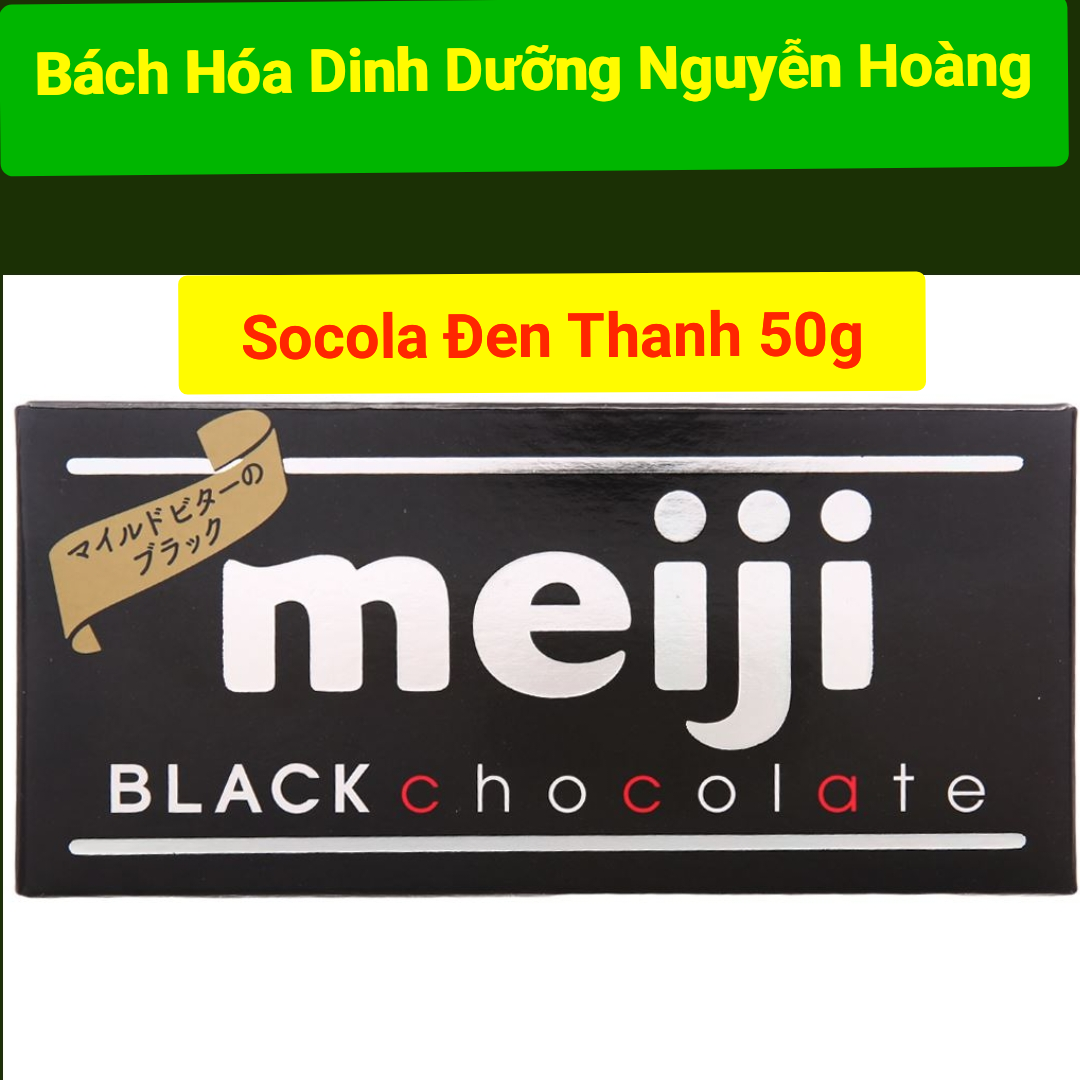 Socola Black  Đen  Meiji Nhật Bản 50g