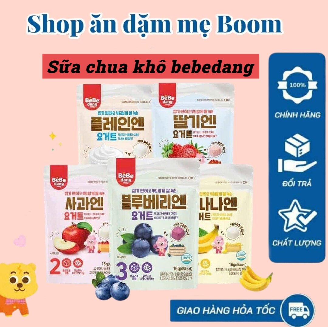 Sữa chua khô trái cây sấy lạnh Bebedang Hàn Quốc
