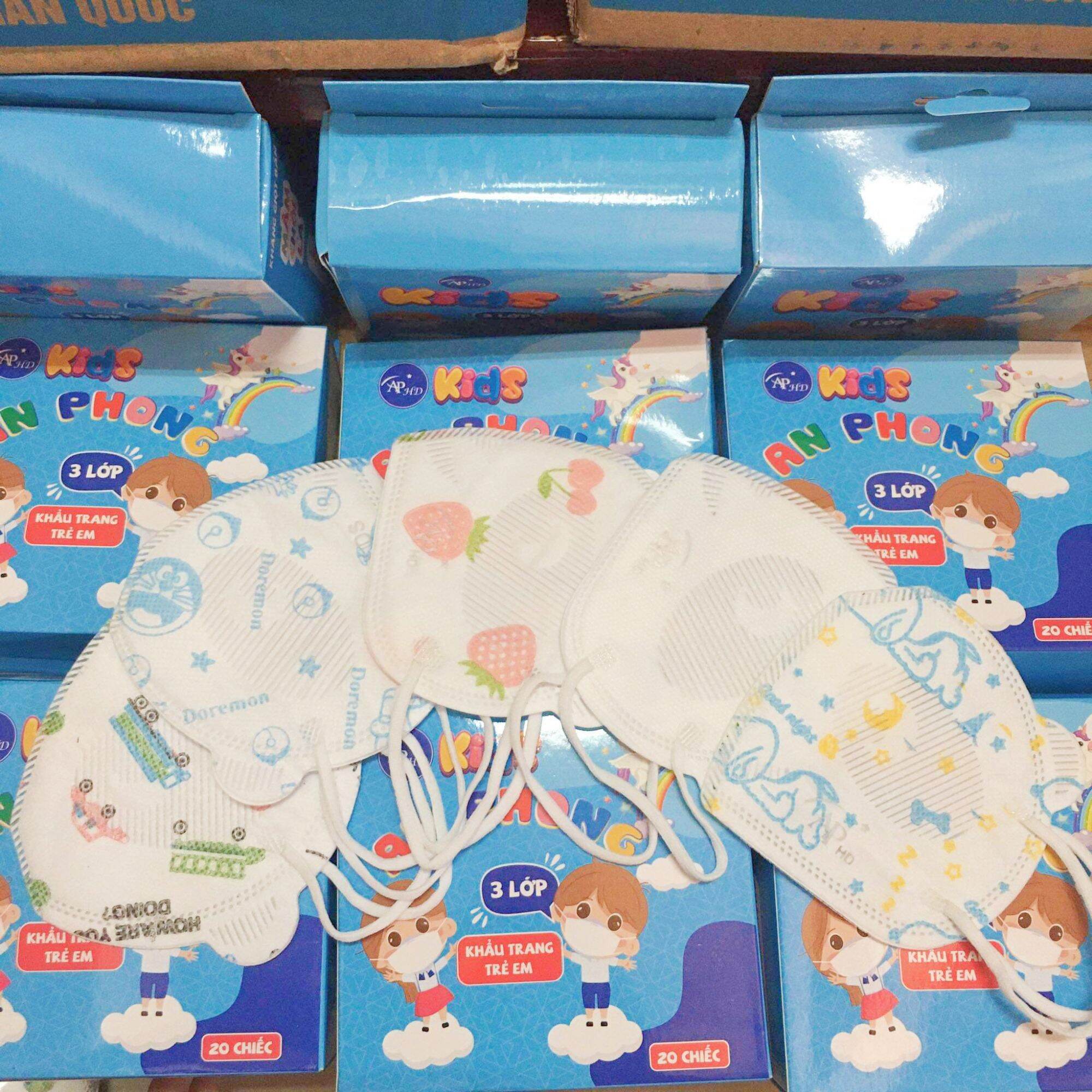 Combo 100cái khẩu trang mầm chồi lá cho bé