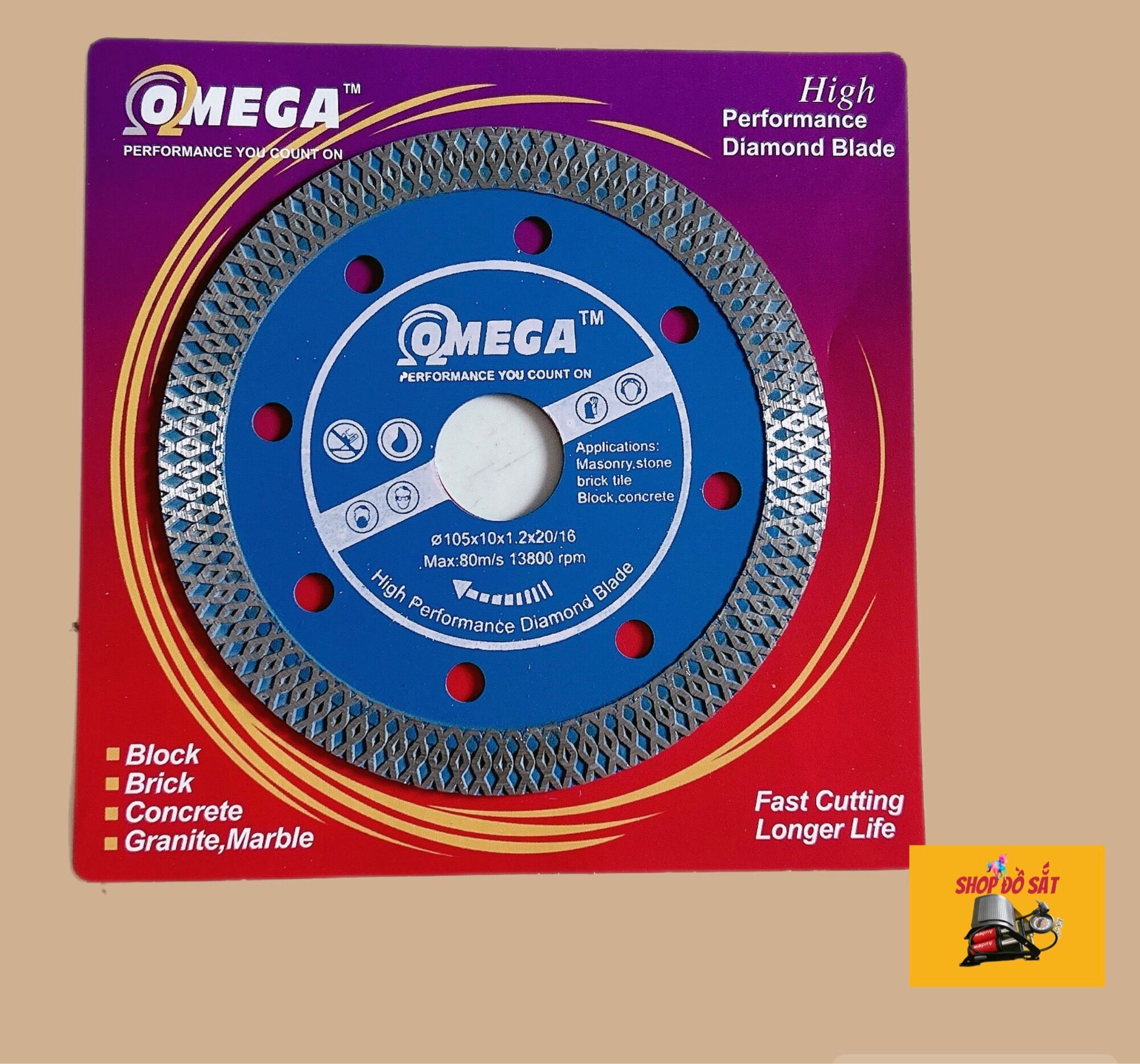 Lưỡi cắt gạch omega combo 1hộp gồm 10lưỡi