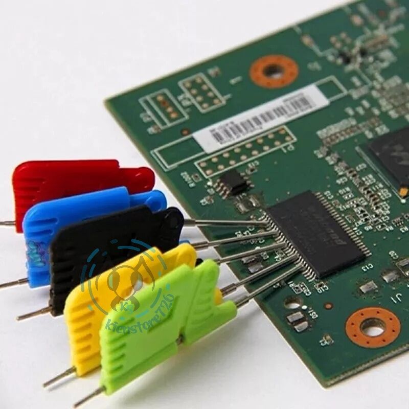 Kẹp nạp rom Kẹp test IC version mới nhất (10 kẹp + dây dupont) .kienstore726