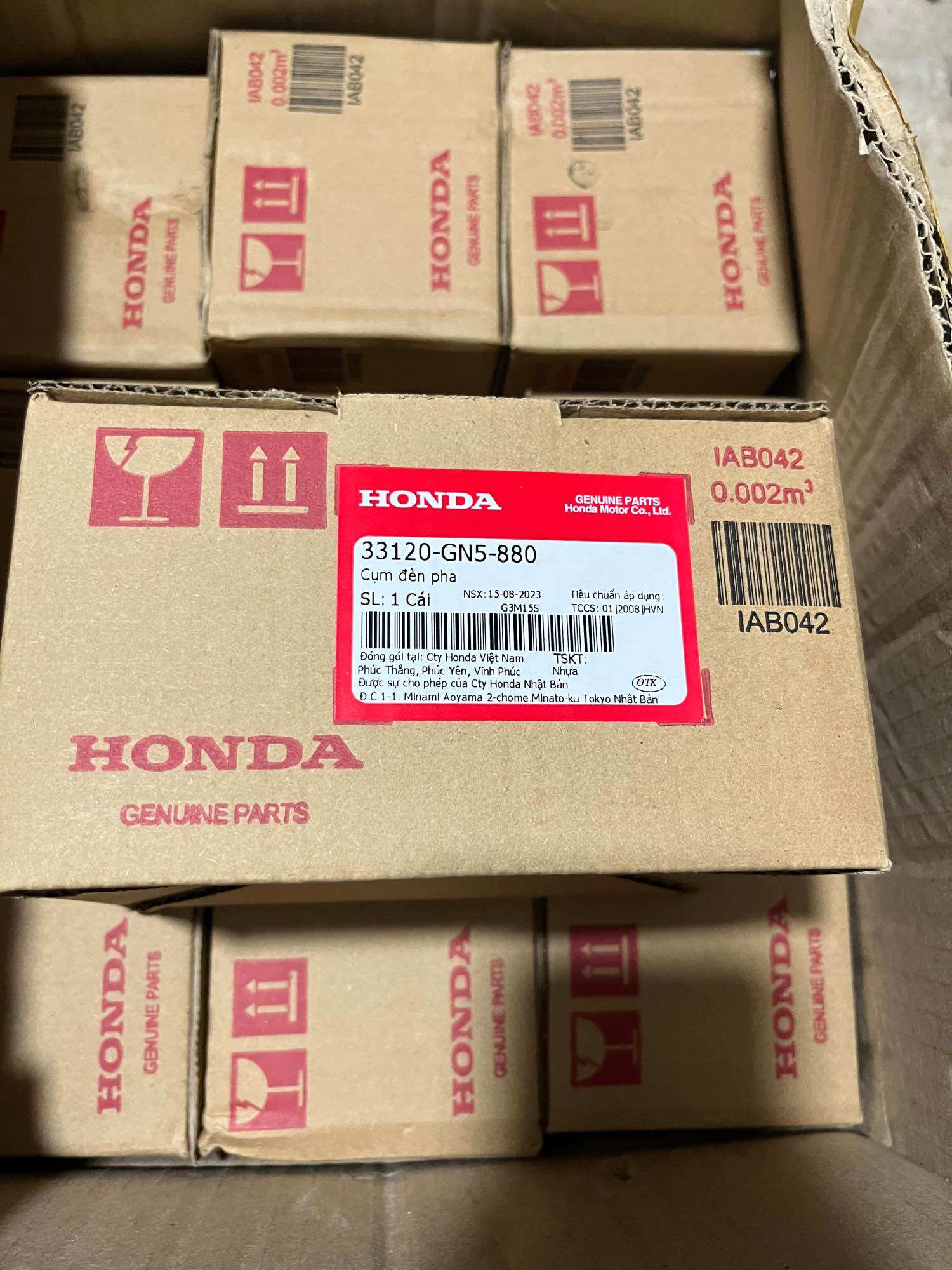 Choá đèn (Cụm đèn pha) Dream zin Chính hãng Honda