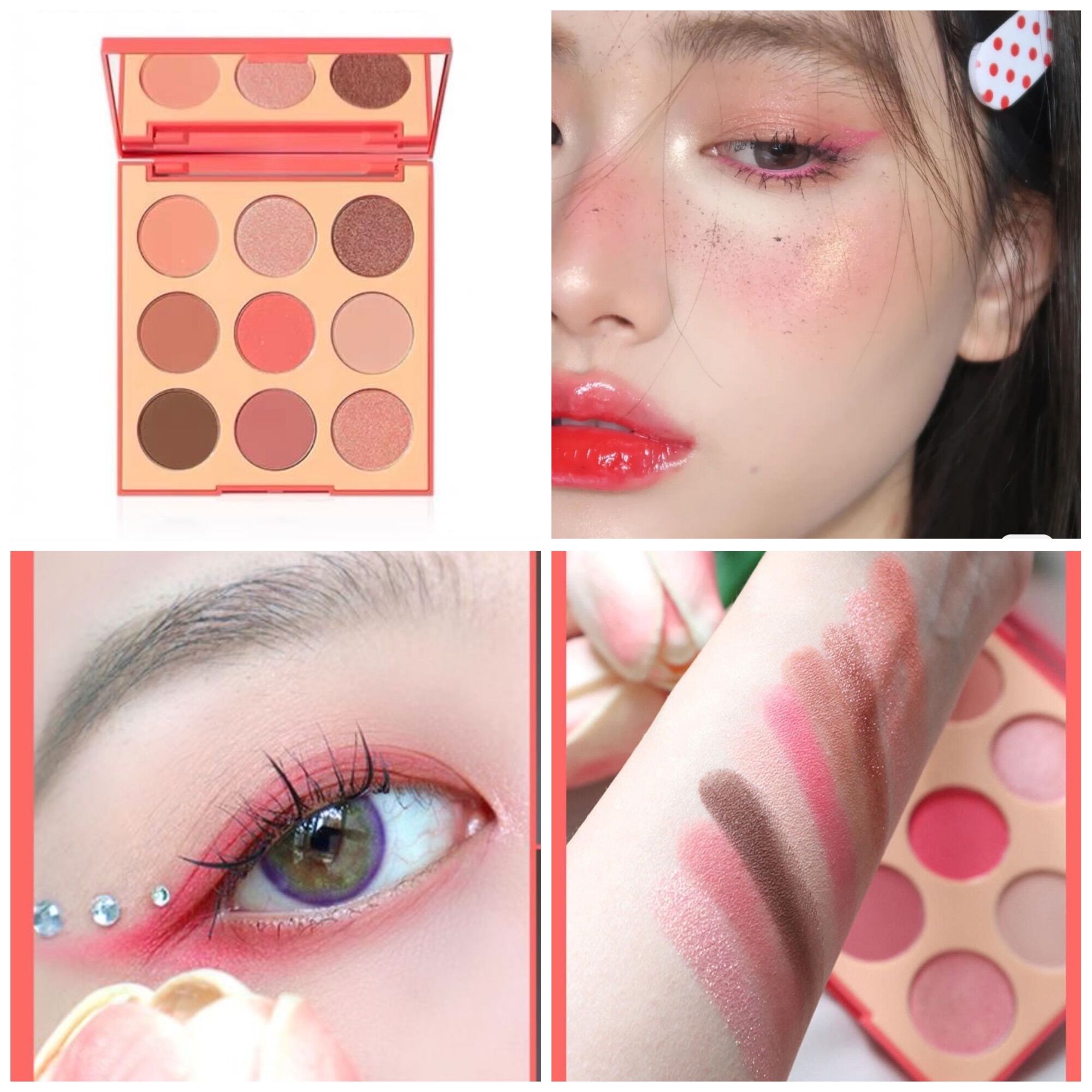 [Bill US] Bảng phấn mắt Morphe 9 ô màu 9T, 9V, 9E